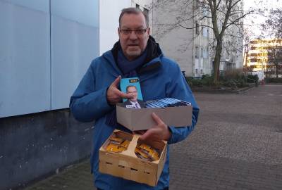 Verteilung im Winterwahlkampf 2023